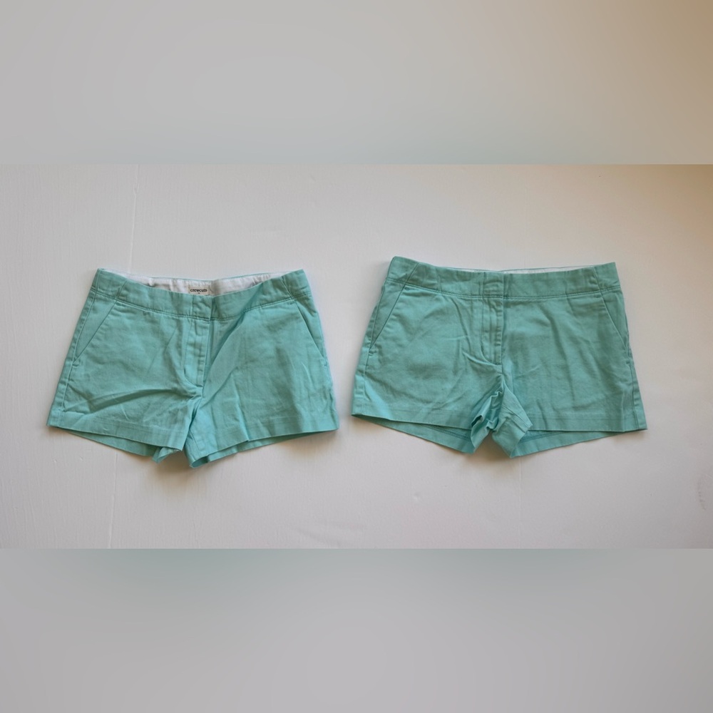 J Crew Crewcuts Chino Shorts Girls Adjustable Waist Lot of 2